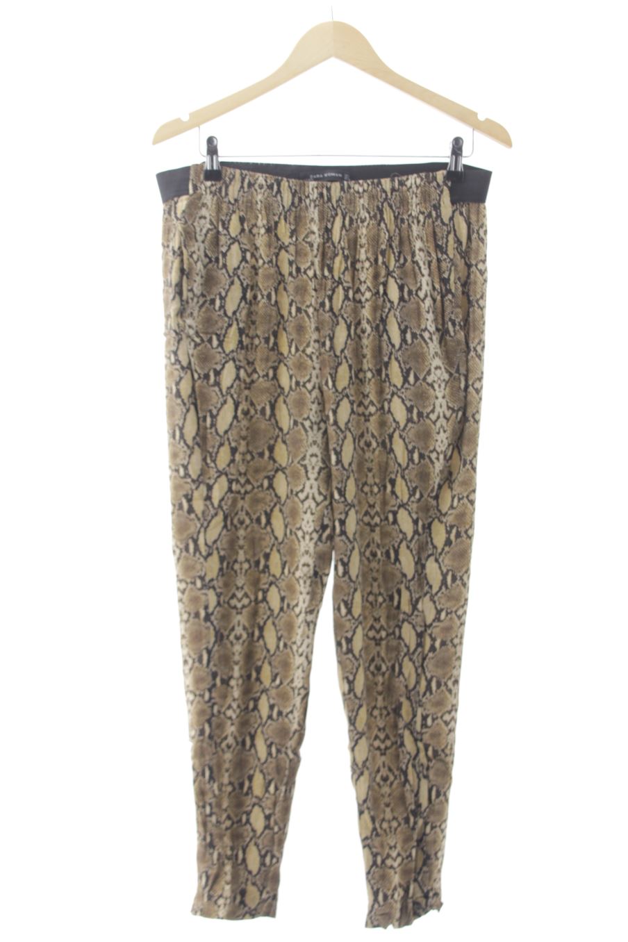 Pantalón Casual de Zara de la talla L, de color animal print