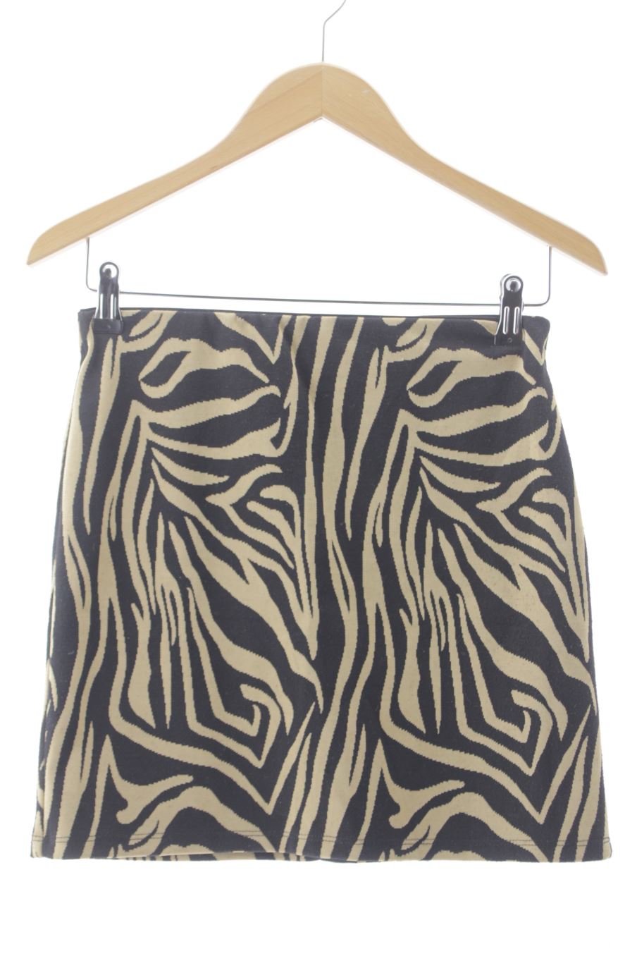 Falda de Stradivarius de la talla M, de color animal print