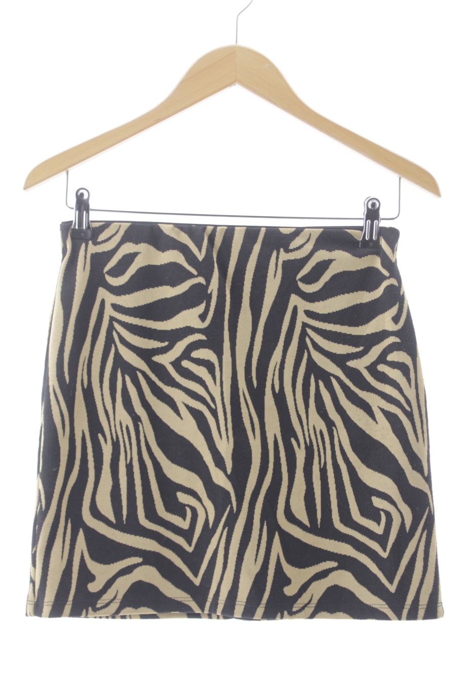 Falda de Stradivarius de la talla M, de color animal print