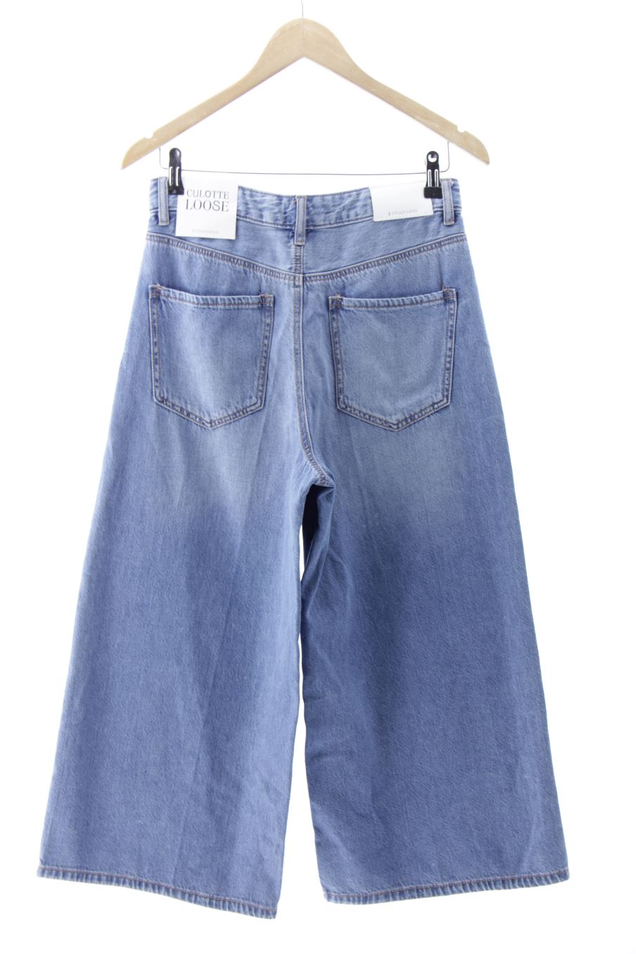 Vaquero de Stradivarius de la talla 36, de color azul de ropa vaquera