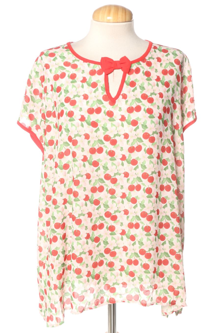 Kurzärmelige Bluse von Festa Größe 54, Farbe Aufdruck, für