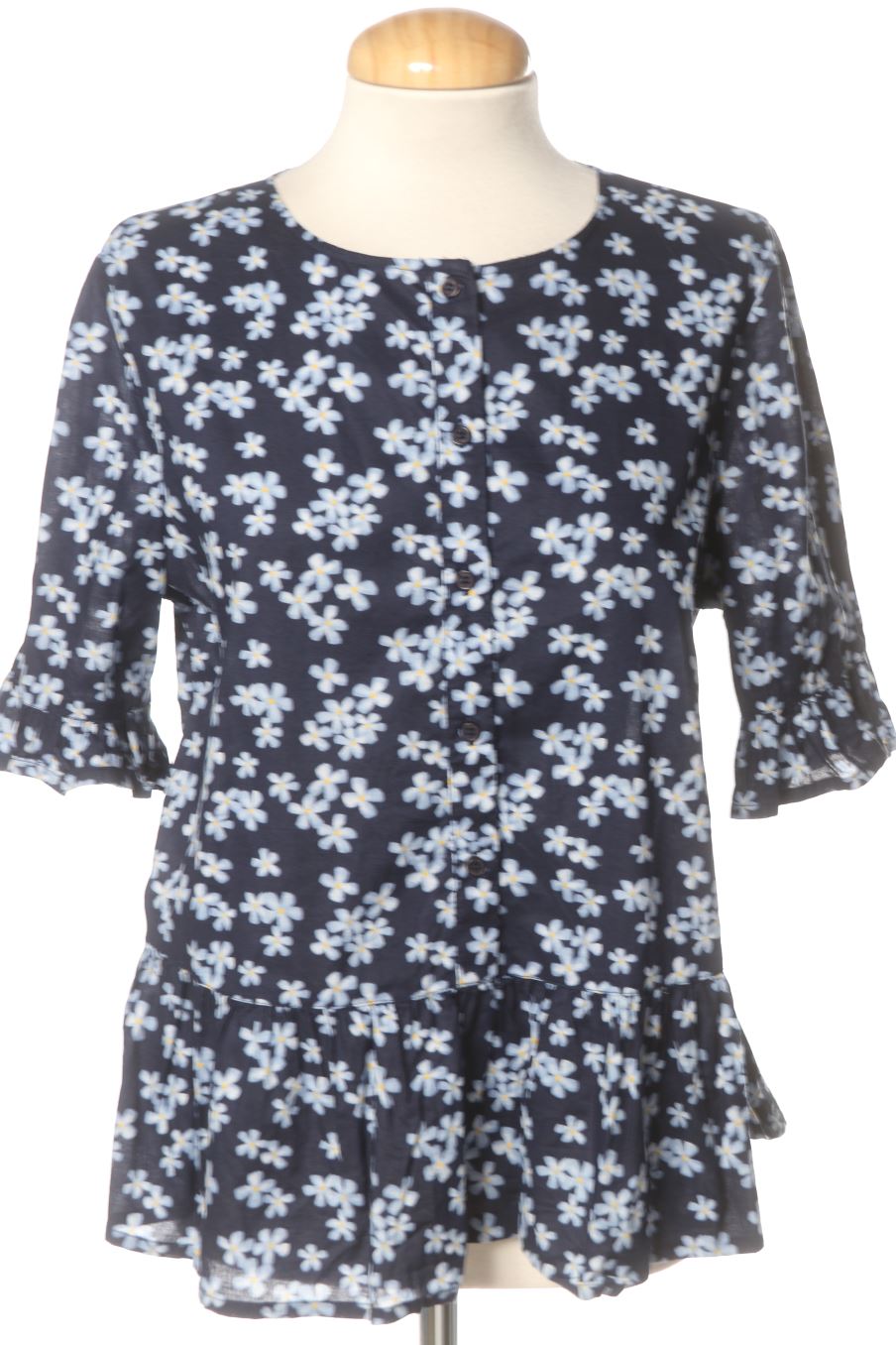 Blouse à manches courtes Roebuck & Co de la taille S, de couleur fleurs