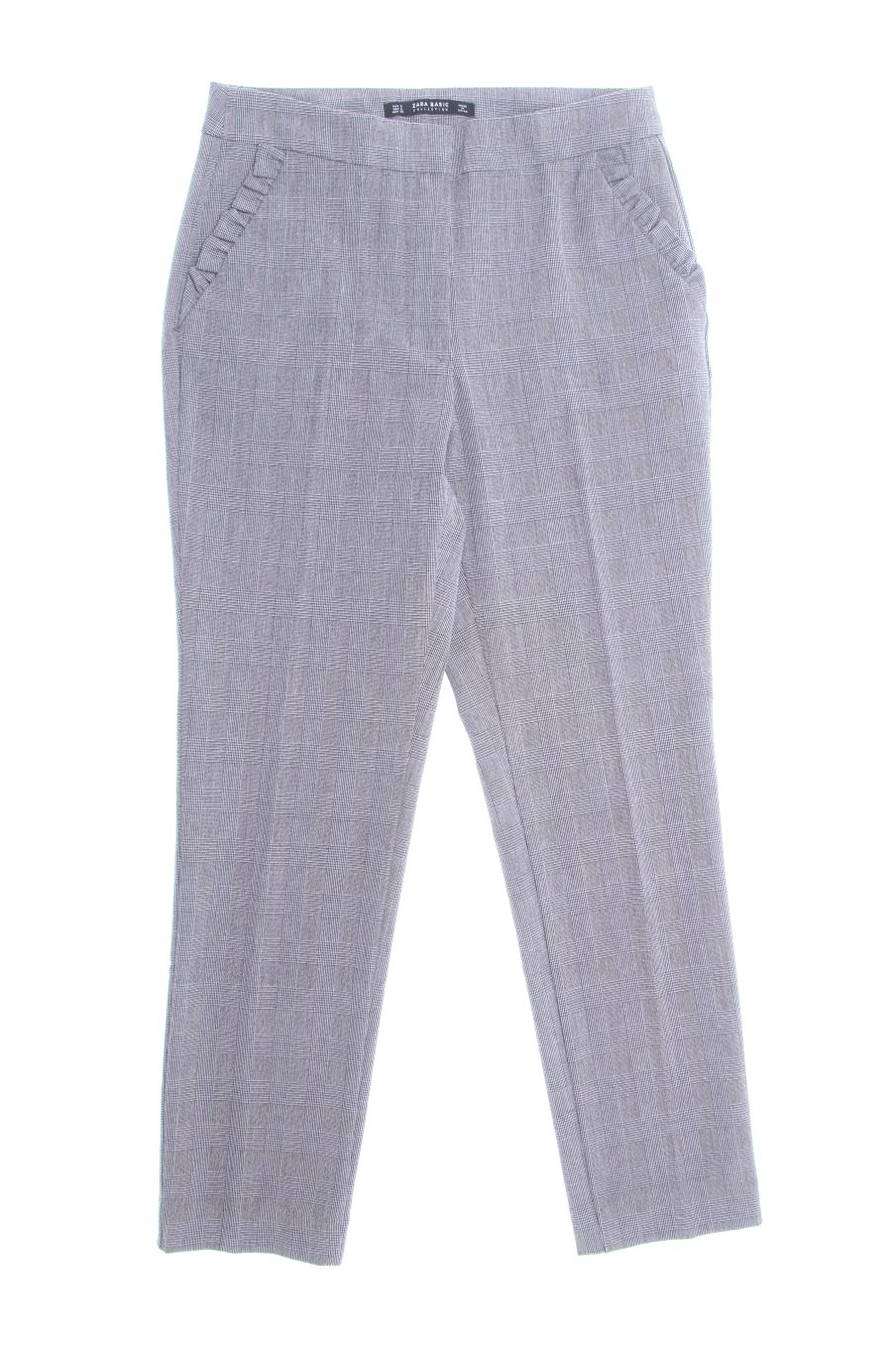 Pantalones de Zara de la talla S, de color cuadros