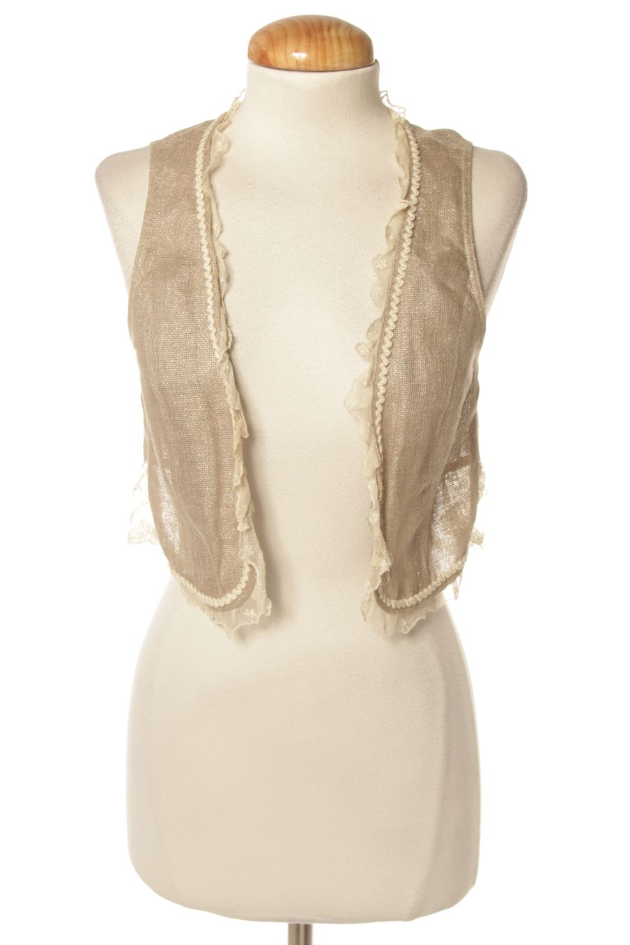 Chaleco de tela de Intimissimi de la talla XS, de color beige