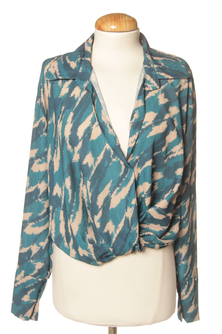 Blouse à manches longues Made in italy de la taille M, de couleur imprimés