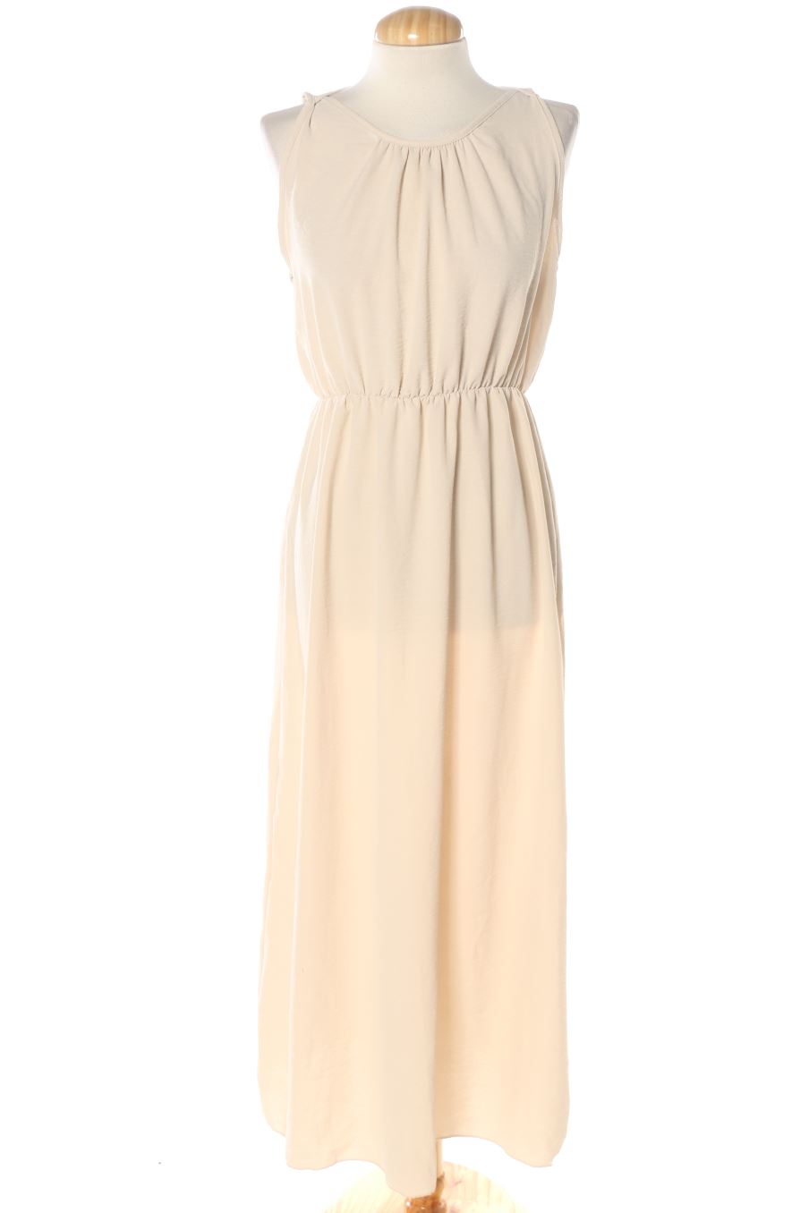 Vestito casual de Algo Bonito de la talla M, de color beige