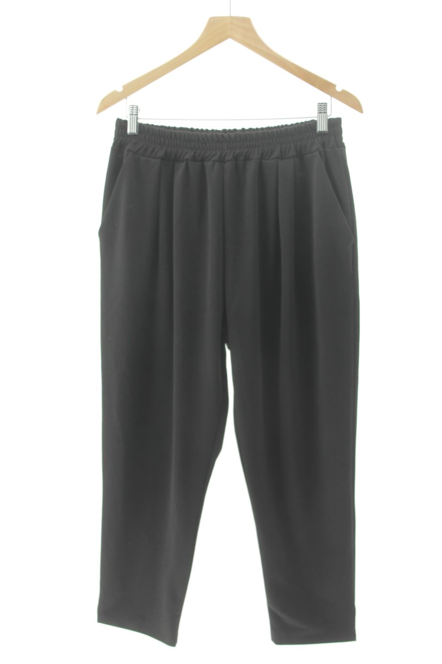 Pantaloni casual de Made in italy de la talla L, de color nero