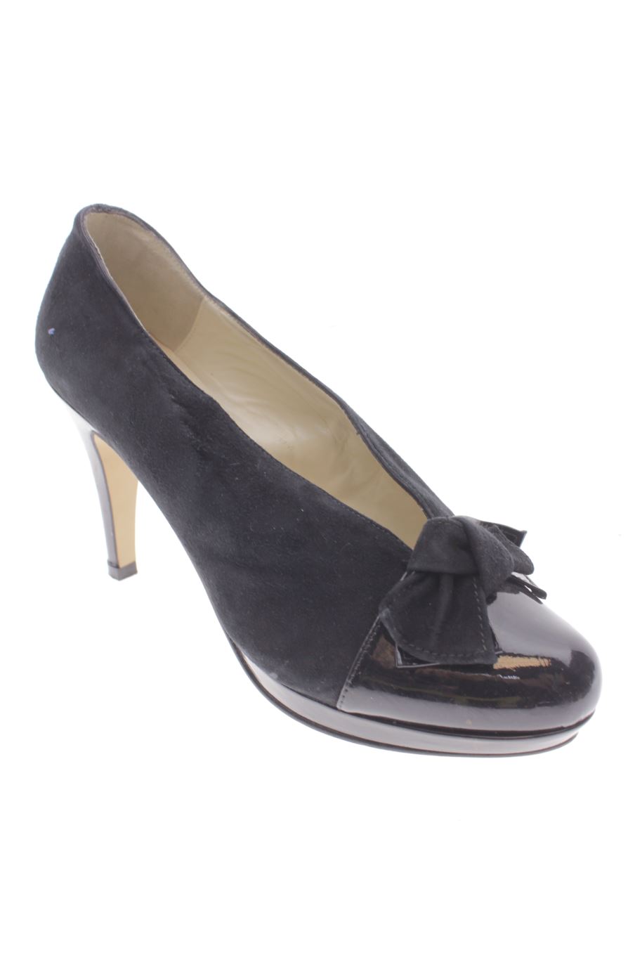 Zapatos de tacon de DONNA PIOLA de la talla 38, de color negro de