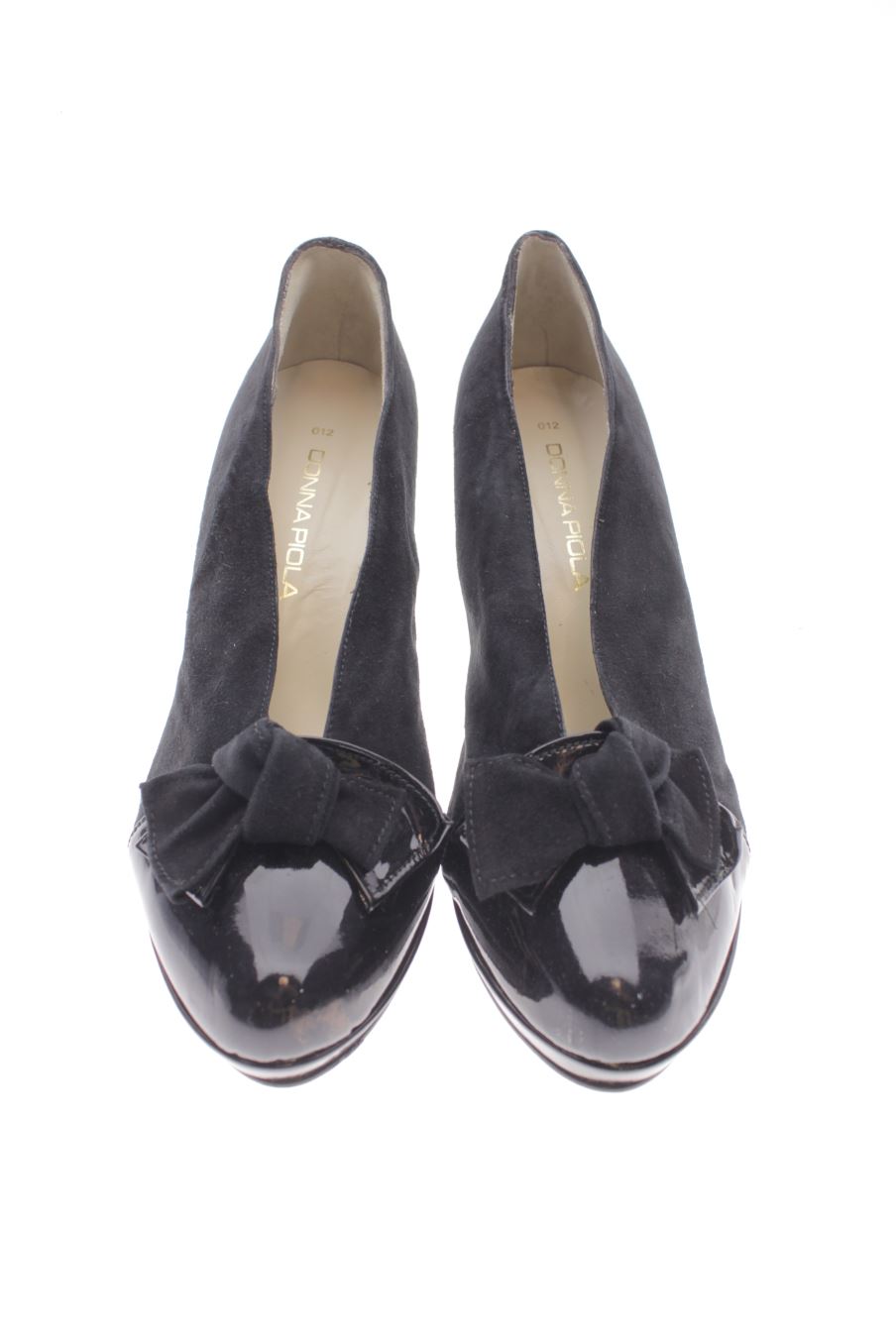 Zapatos de tacon de DONNA PIOLA de la talla 38, de color negro de