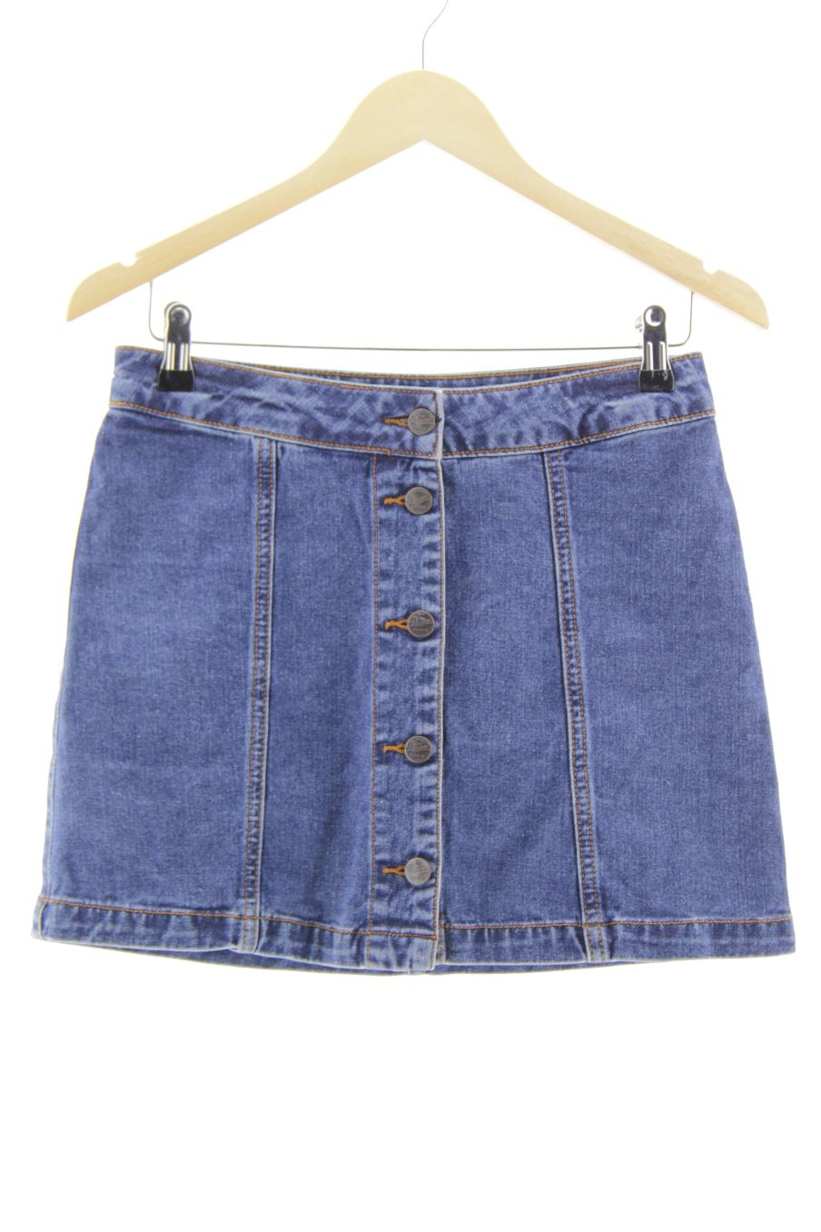 Falda de Pimkie de la talla 34, de color azul de ropa vaquera