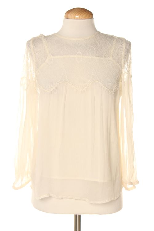 Blusa a maniche lunghe