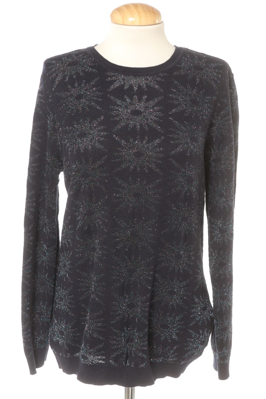 Pull Cortefiel de la taille L, de couleur bleu marine