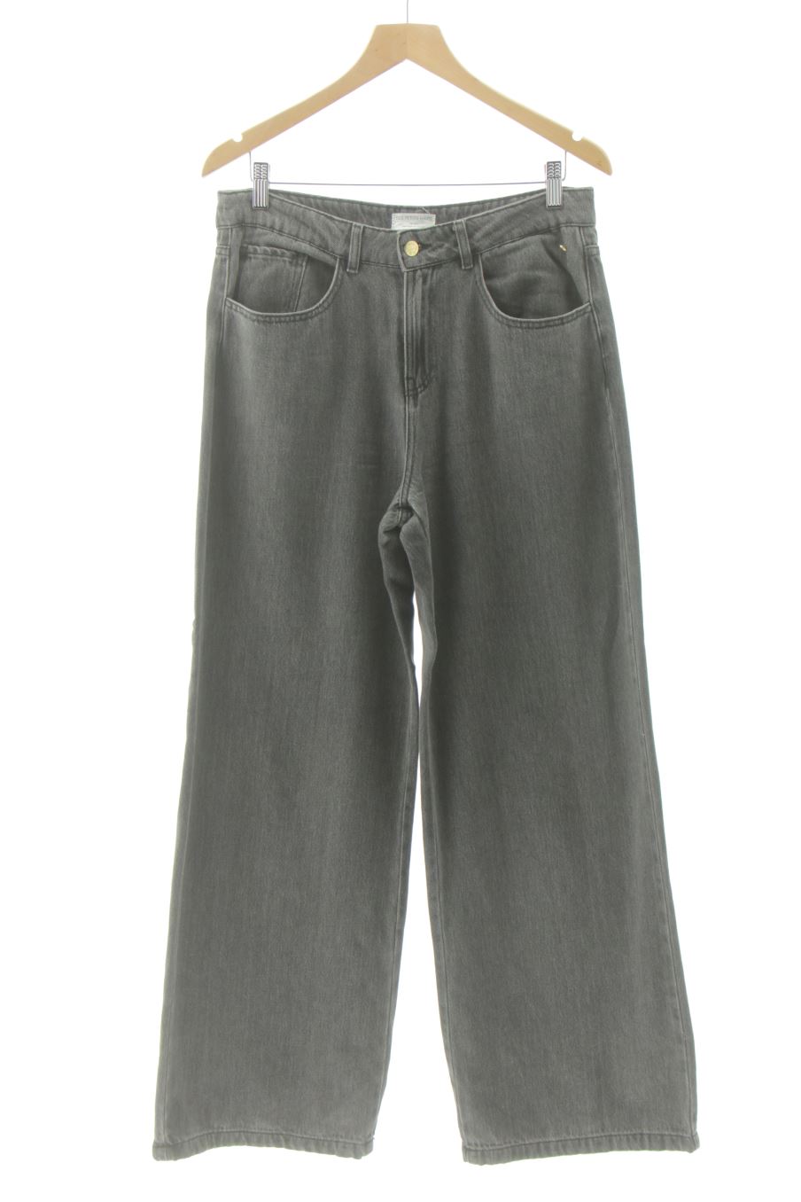 Vaquero de Des Petits Hauts de la talla 42, de color gris de ropa vaquera