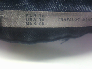 Jeans Trafaluc de la taille 36, de couleur bleu de denim