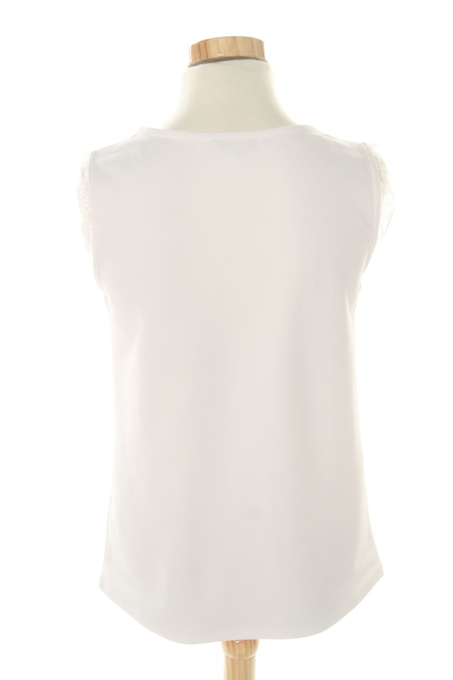 Top de U collection de la talla 36, de color blanco