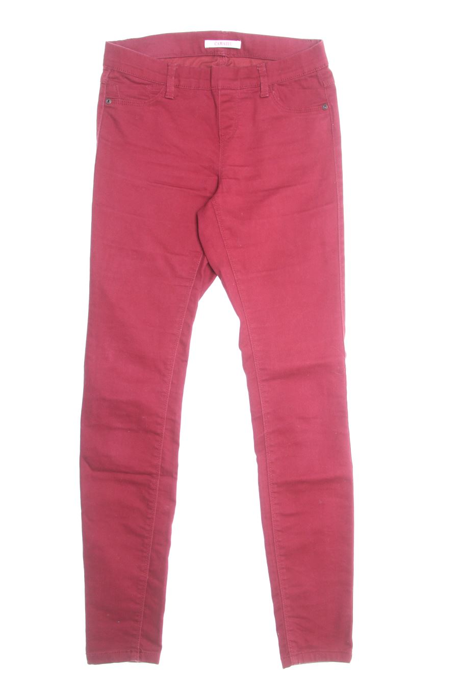 Jeans Camaieu de la taille 36, de couleur bordeaux de denim