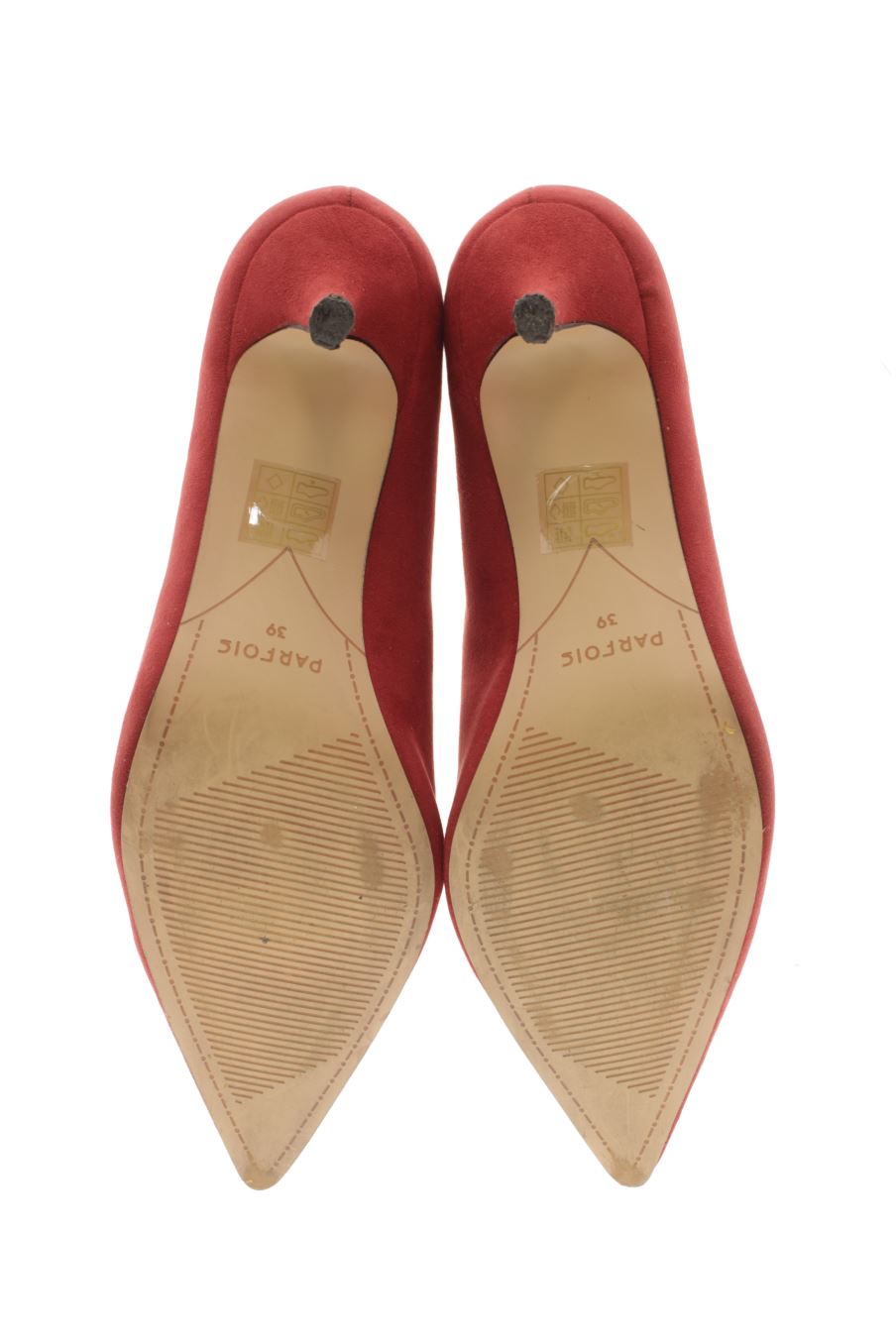 Zapatos de tacon de Parfois de la talla 39, de color burdeos de