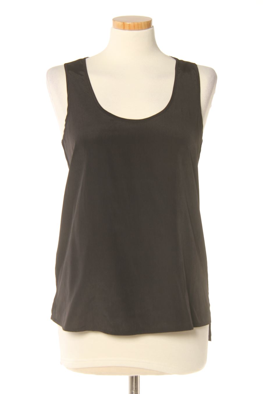Aufwändiges Top von Mango Größe XS, Farbe Schwarz, für