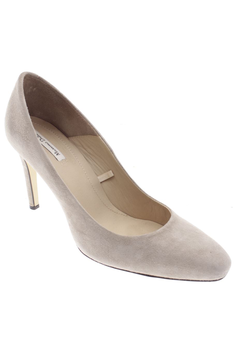 Zapatos de tacon de Massimo Dutti de la talla 41, de color gris de
