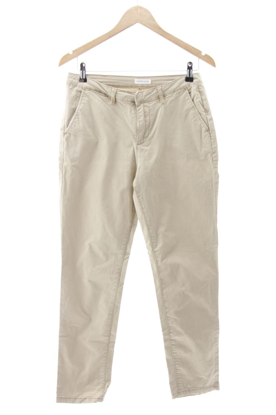 Pantalón de Cache cache de la talla 38, de color beige