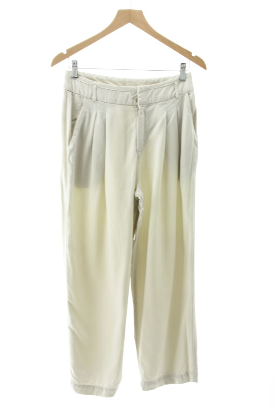 Pantalon Mango de la taille M, de couleur beige