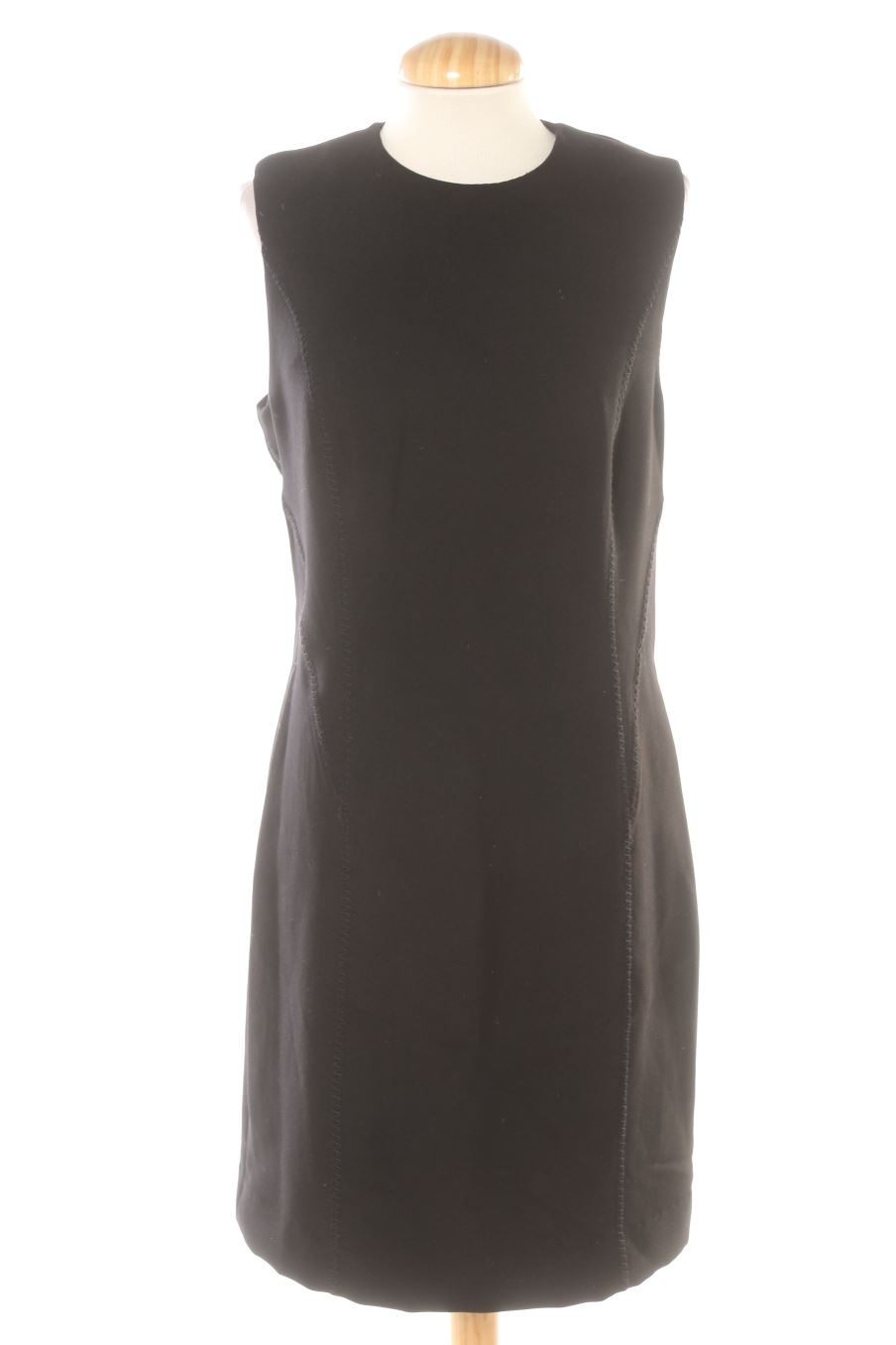 Vestido casual de Mango de la talla L, de color negro