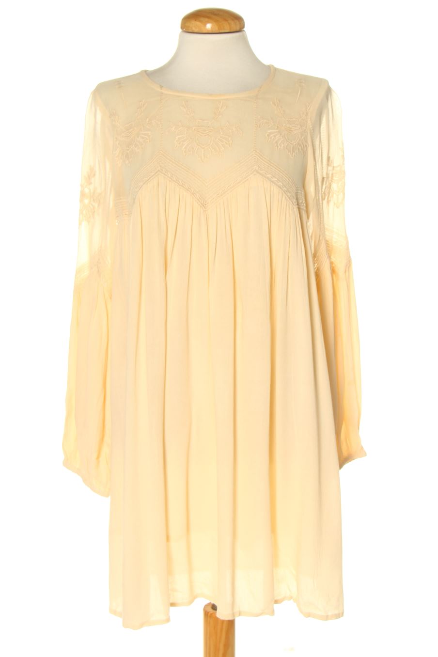 Robe casual Nüd de la taille S, de couleur beige