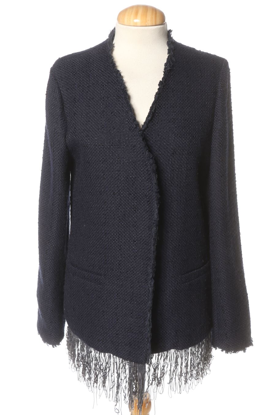 Gilet Cherry paris de la taille 34, de couleur bleu marine