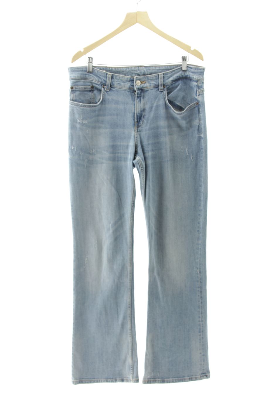 Vaquero de Mango de la talla 44, de color azul de ropa vaquera