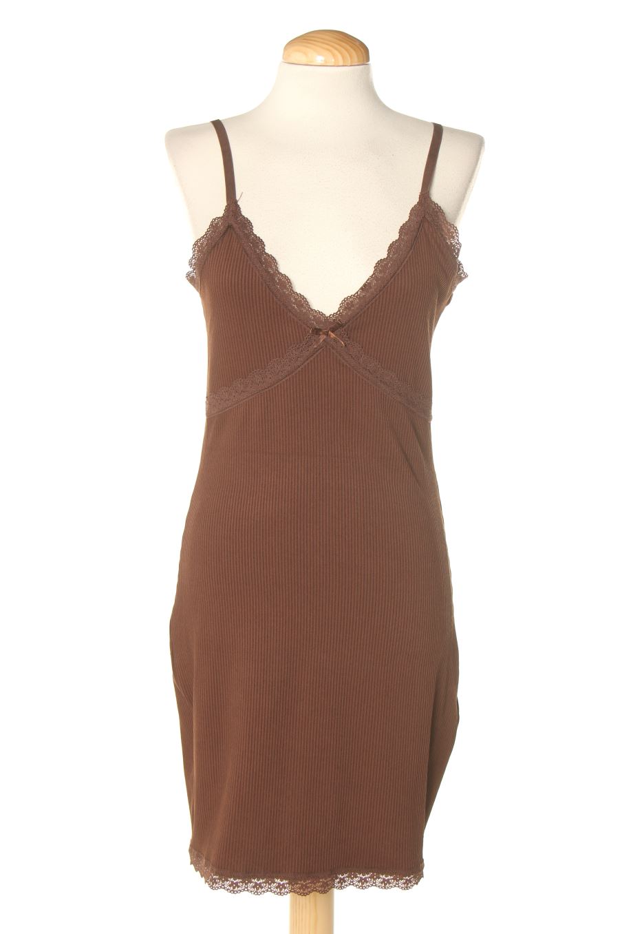 Robe marron h&m 2025