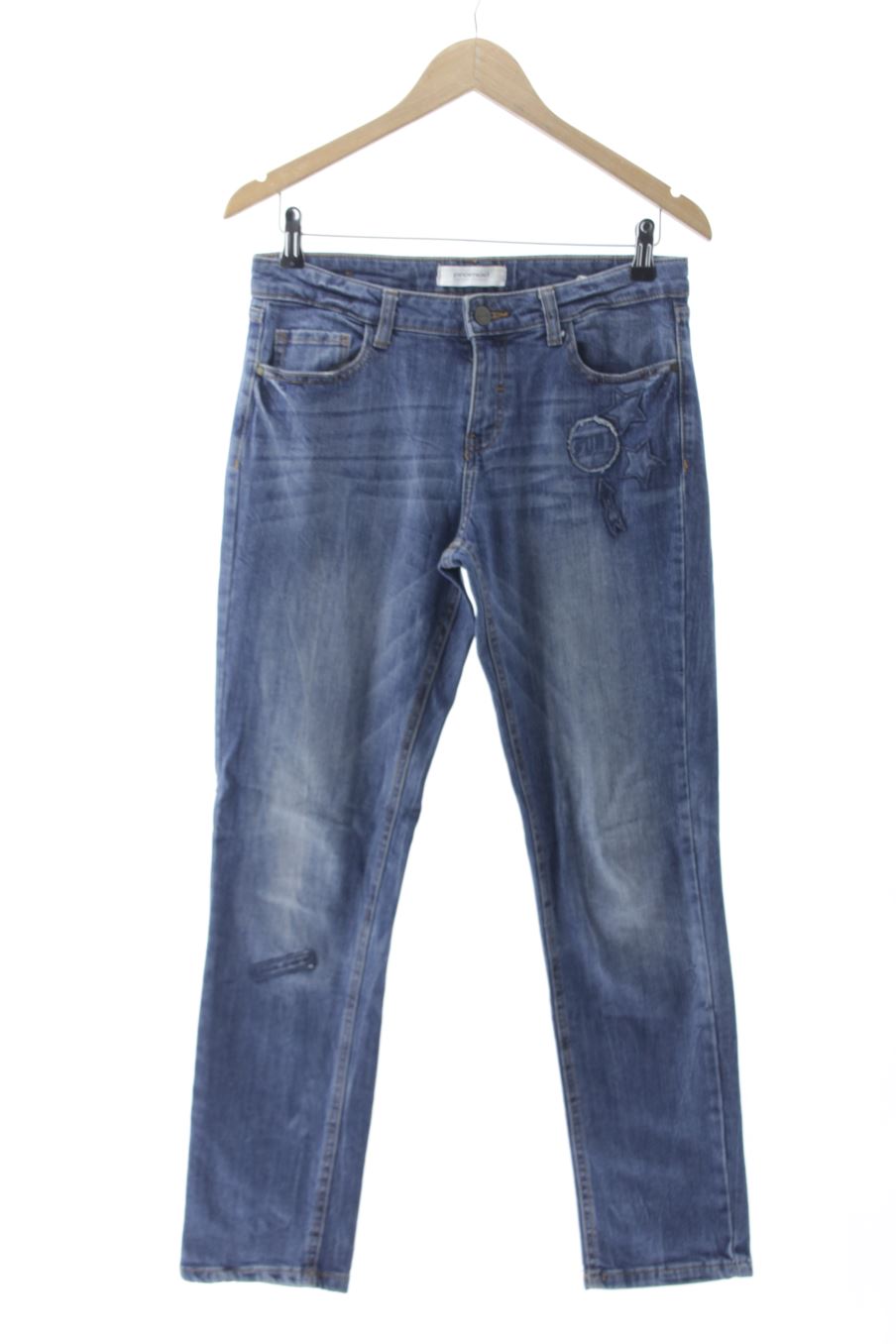 Jeans Promod de la taille 38, de couleur bleu de denim