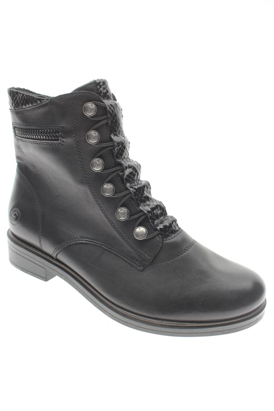 Botines de Remonte de la talla 40, de color negro de