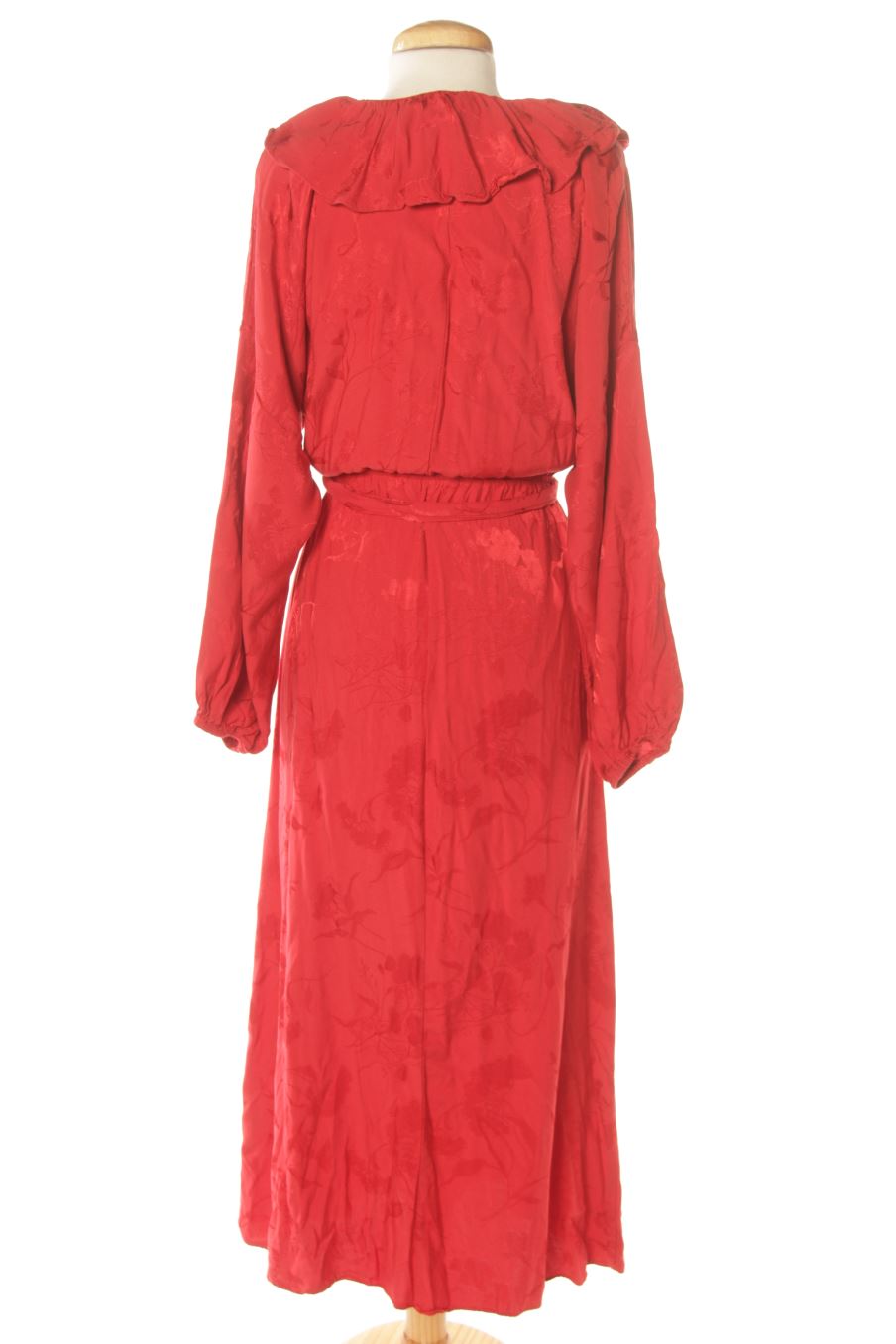 Robe casual H&M de la taille S, de couleur rouge