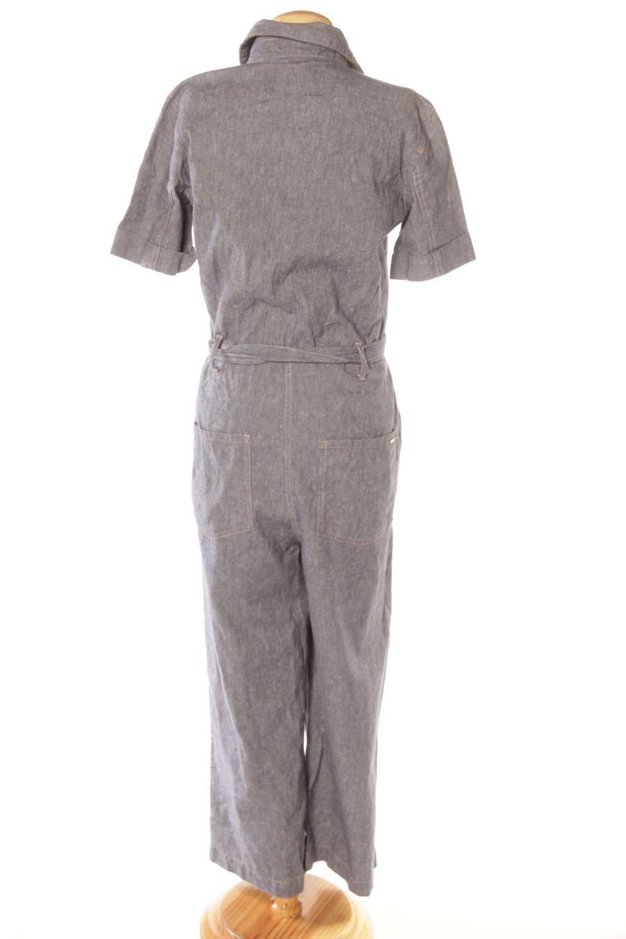 Mono de Massimo Dutti de la talla L, de color azul de ropa vaquera