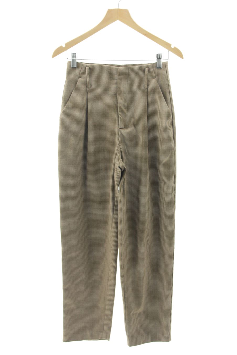 Pantalon Zara de la taille XS, de couleur carreaux