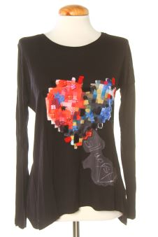 T-shirt à manches longues S Desigual