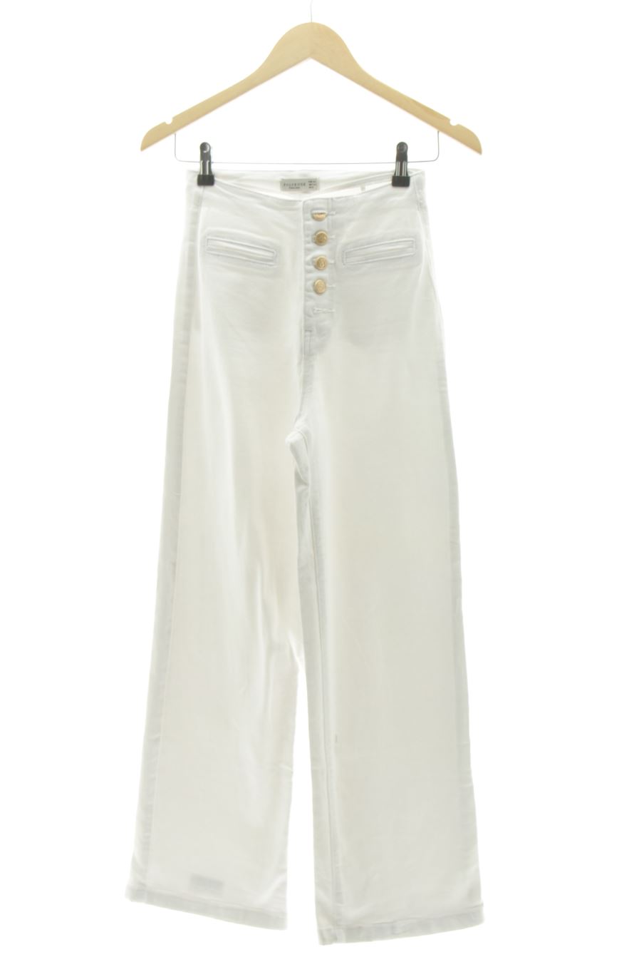 Jeans FOLYROSE de la taille 34, de couleur blanc de denim