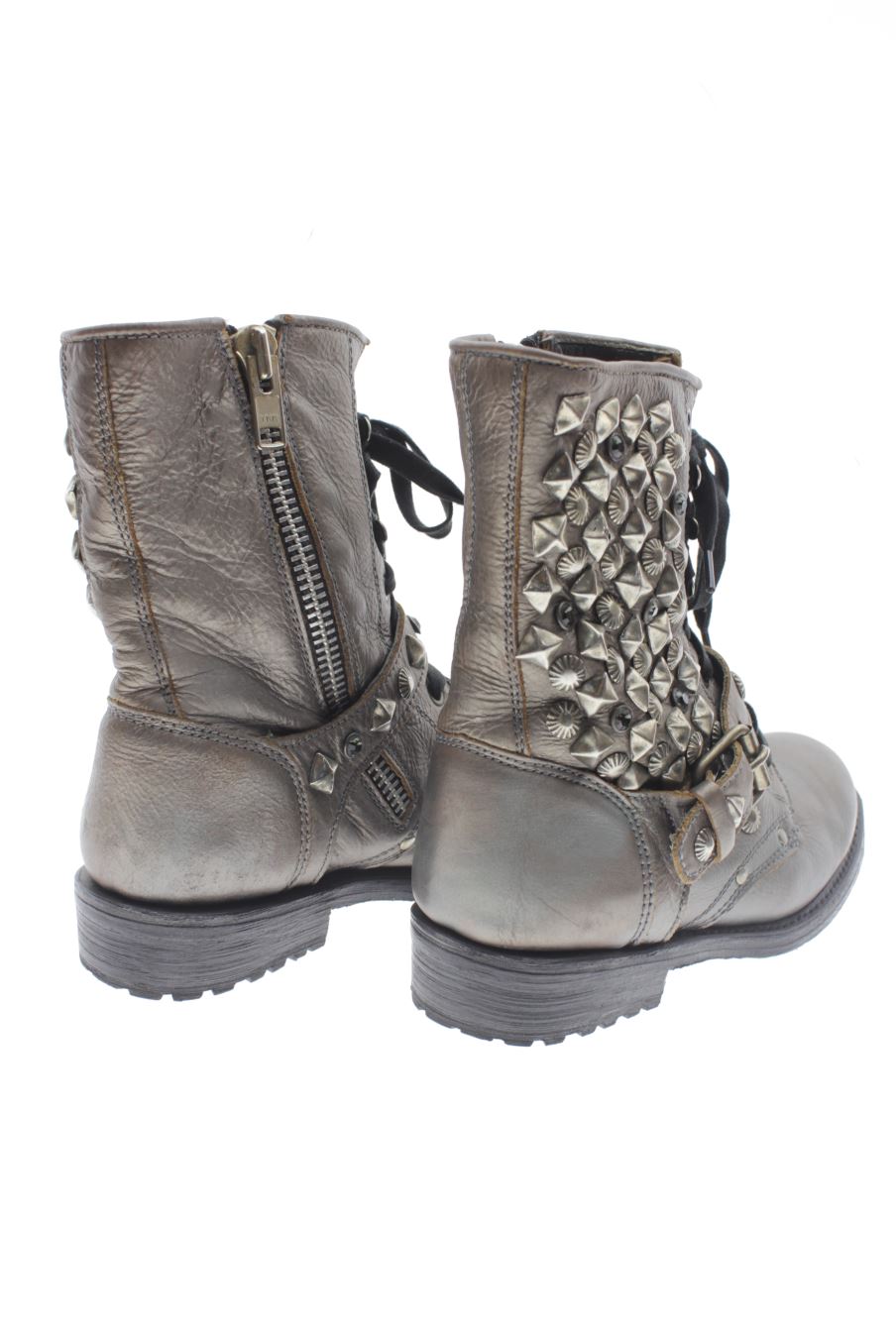 Botas de Ash de la talla 40, de color plateado de