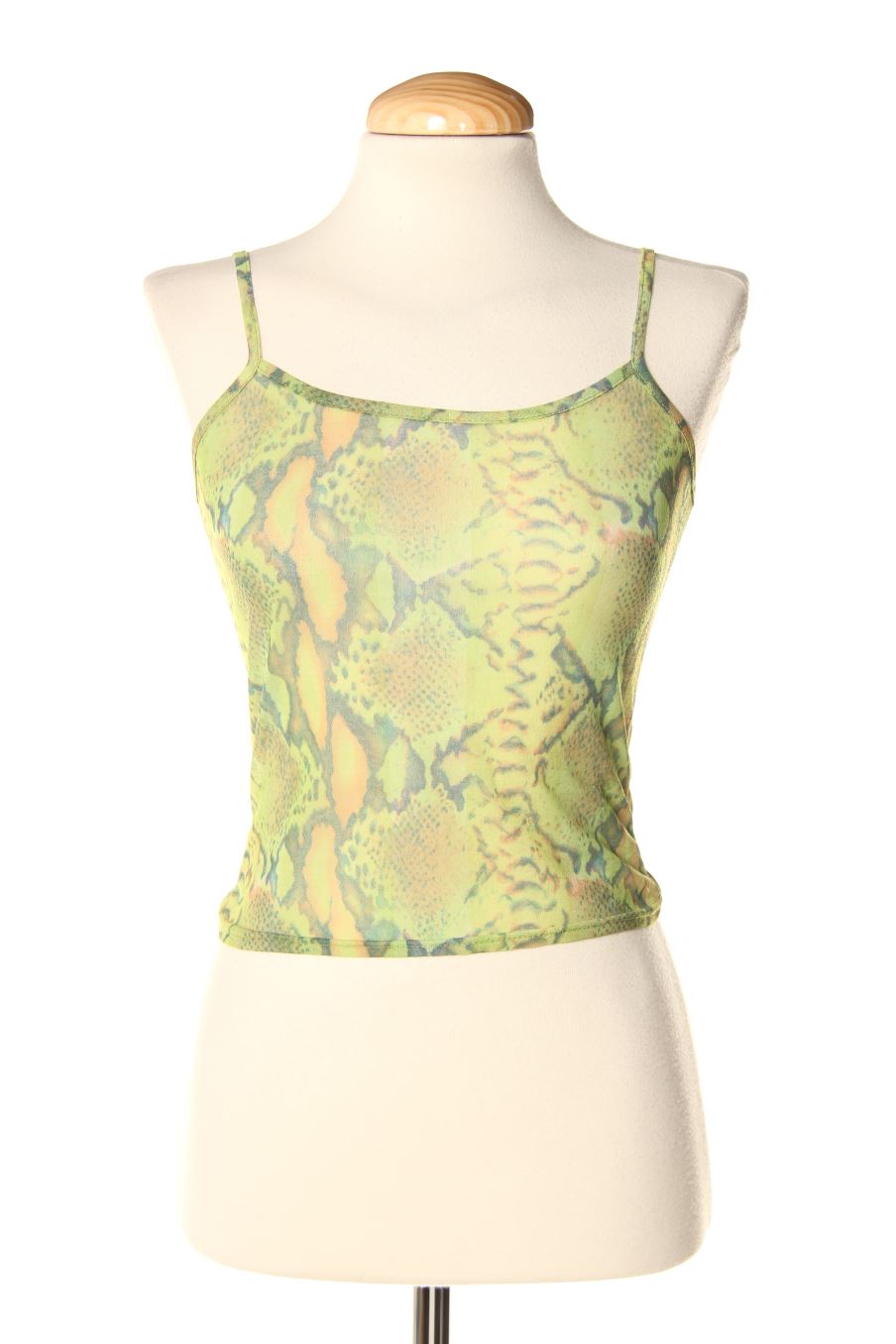 Top de Made in france de la talla S, de color verde