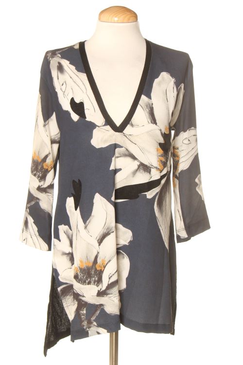Blusa a maniche lunghe