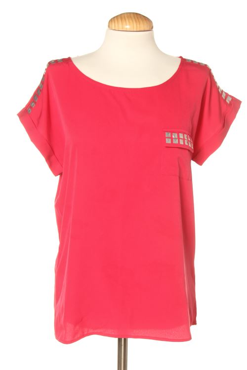 Blusa a maniche corte