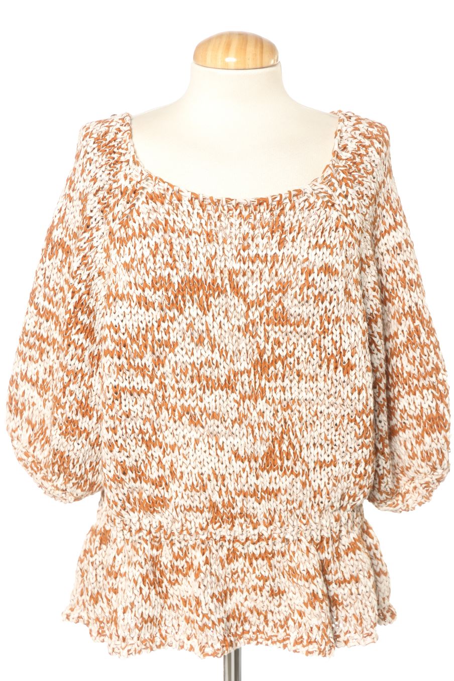 Pull Zara de la taille M, de couleur marron