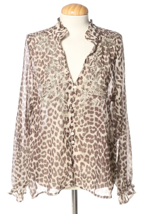 Blusa a maniche lunghe