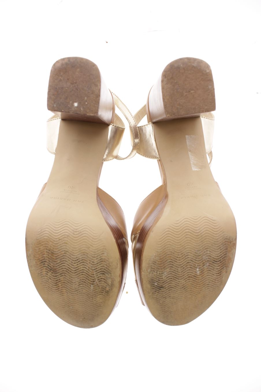 Sandalias tacon de San Marina de la talla 40, de color marrón de