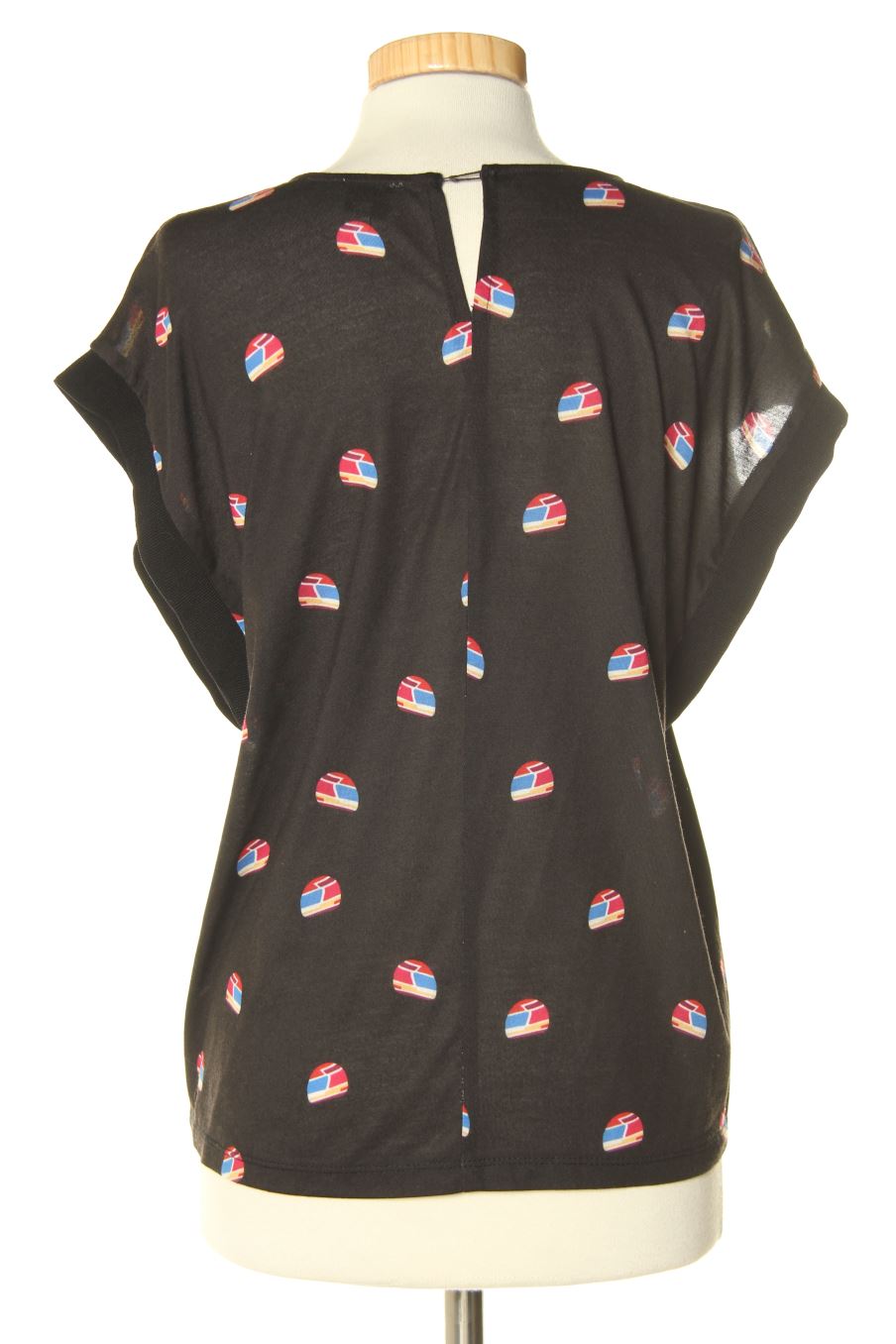 Blouse à manches courtes BIMBA Y LOLA de la taille S, de couleur noir