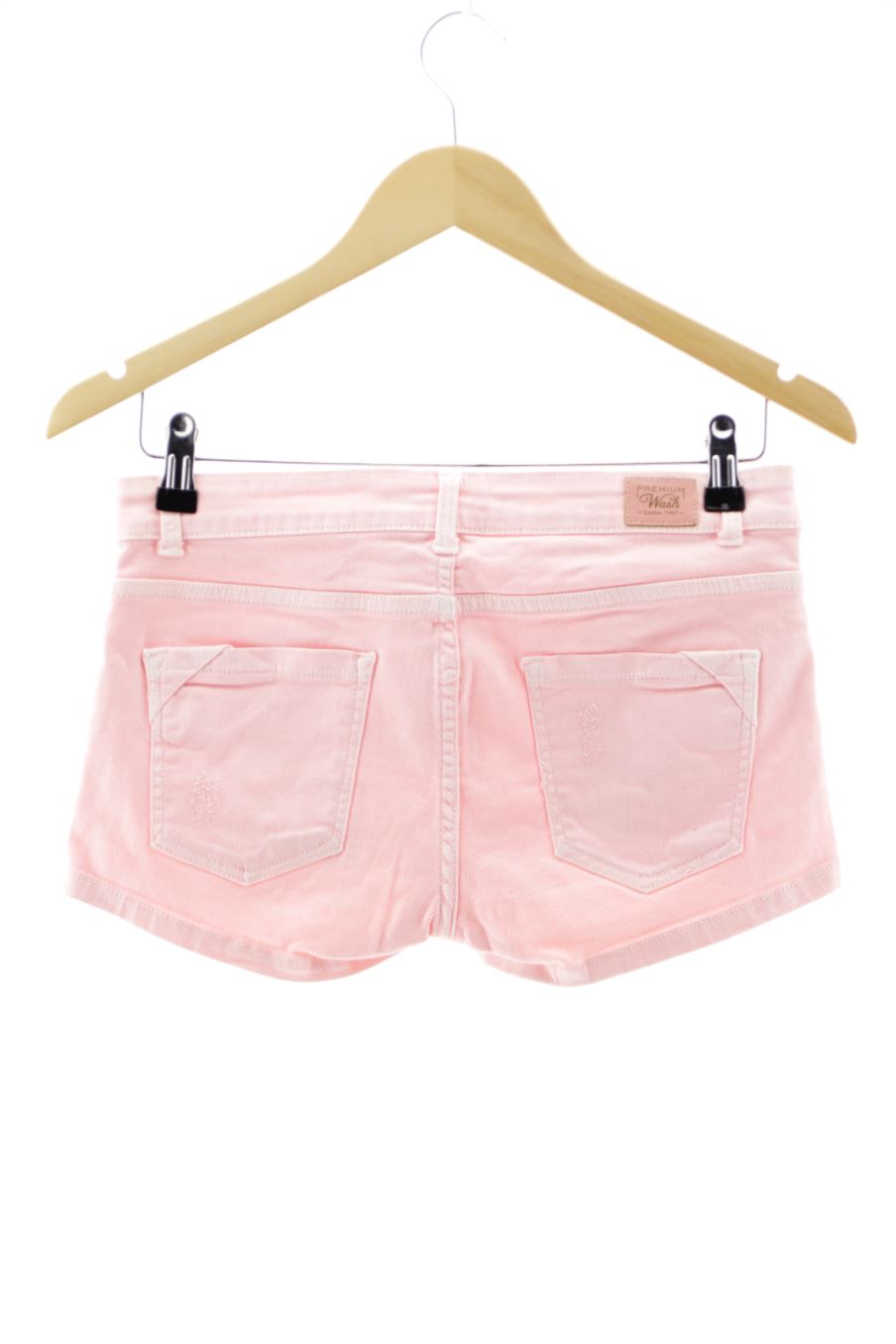 Pantalones cortos de Zara de la talla 36, de color rosa de ropa vaquera