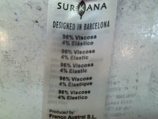 Einfaches Kleid von Surkana Größe M, Farbe Aufdruck, für