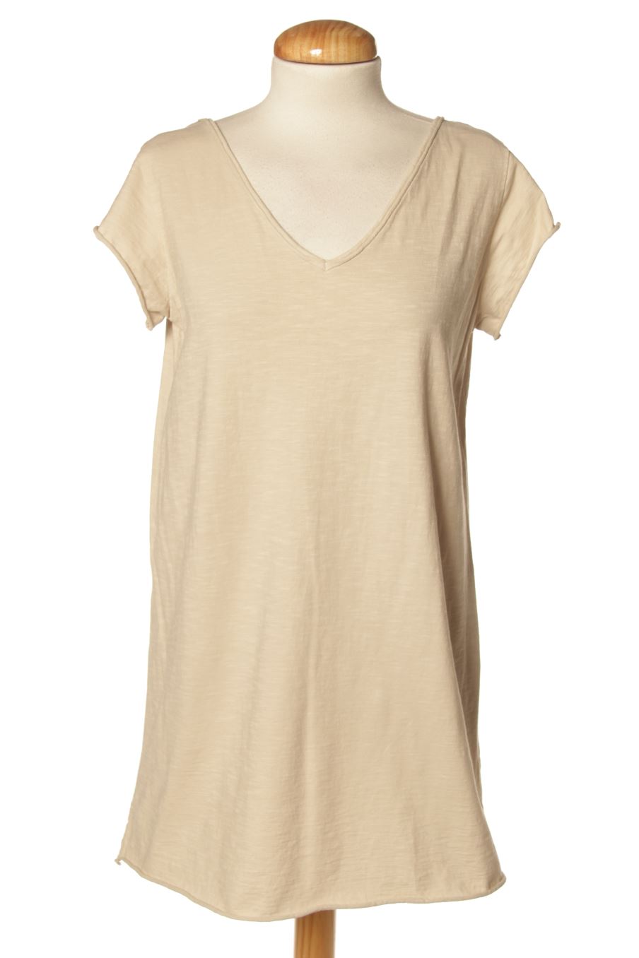 Robe casual THE AMISY COMPANY de la taille S, de couleur beige