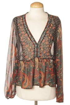 Blusa de manga larga L Stradivarius, foto 1 de 2