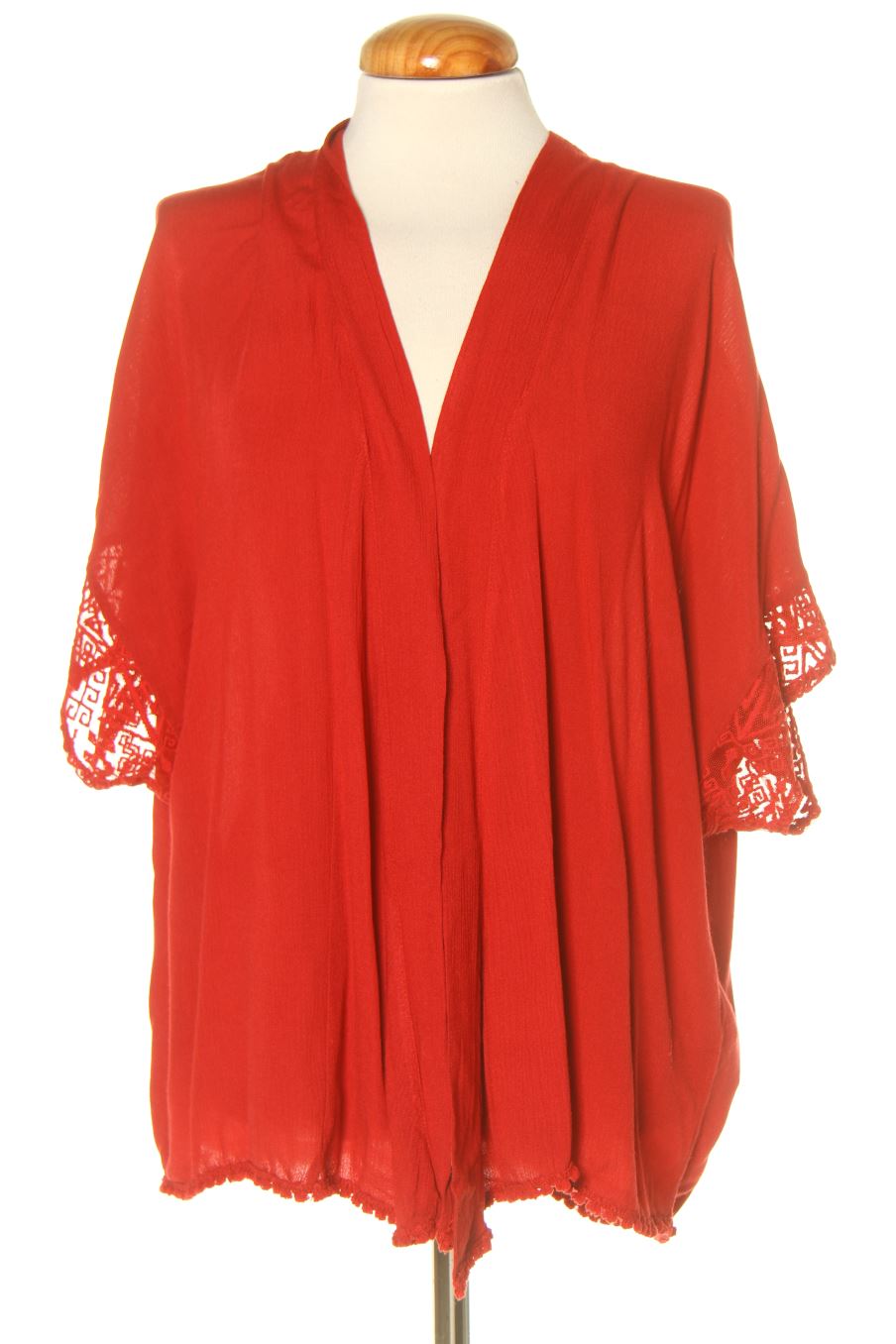 Kimono de Pull & Bear de la talla M, de color bordeaux